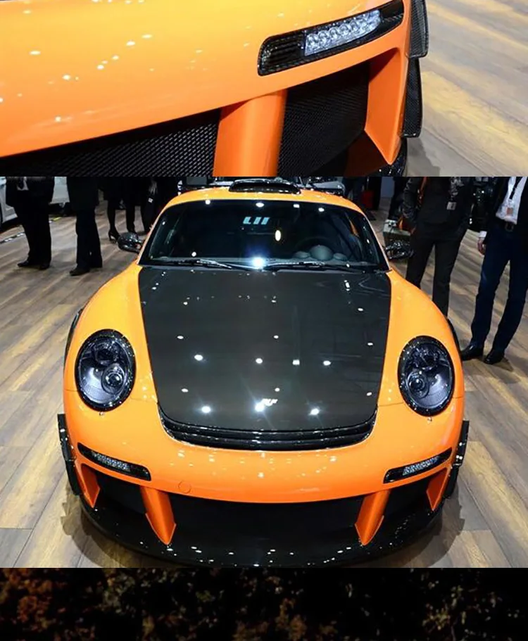 Подходит для Porsche 987 абажур из углеродного волокна Cayman Головной убор Kaman