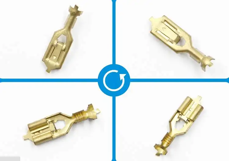 

63097-2 terminals 0.250" (6.35mm) Quick Connect Female 14-18 AWG Crimp Connector Non-Insulated TYCO terminals TE terminals