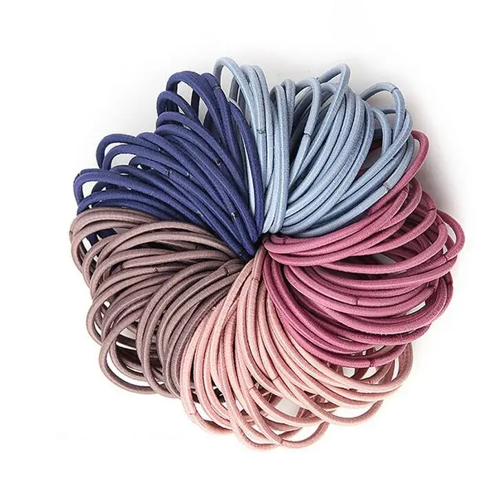 Color 1 Распродажа, 20 шт., новинка, черный, коричневый, кофейный, синий, конский хвост, держатели, резинки, резинка для волос, резинка для волос, аксессуары для волос для женщин - Цвет: Color 1