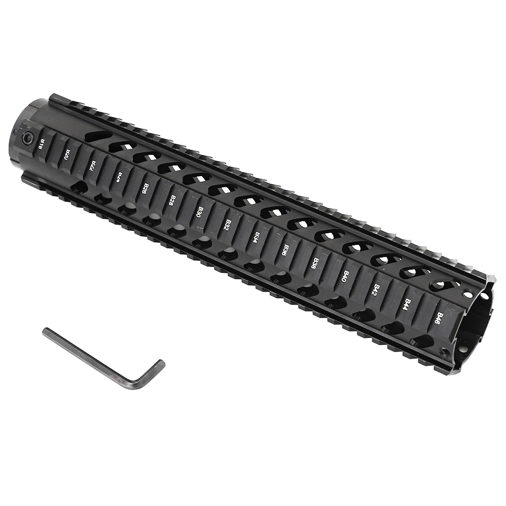 12 дюймов RIS Handguard 4Rail Picatinny Quad Rail Free Float AR15 M4 223/5.56 крепление для прицела