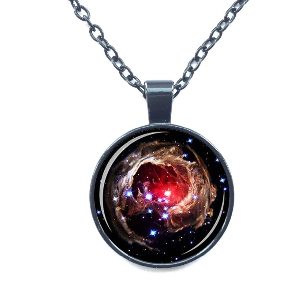Ожерелье с изображением галактики Туманность jJewelry Orion подвеска Туманностью для