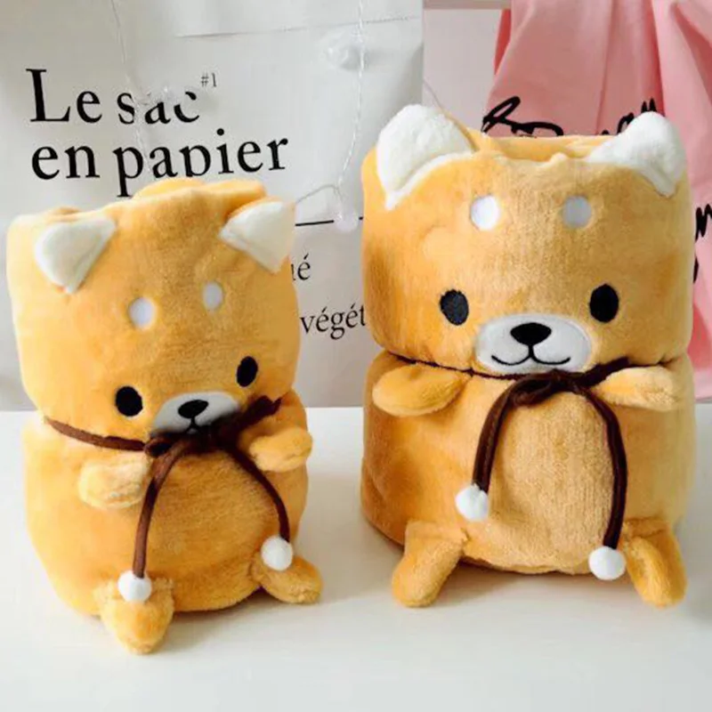 Мультфильм Косплей Shiba Лисья Секретная служба (Inu плюшевое игрушечное одеяло