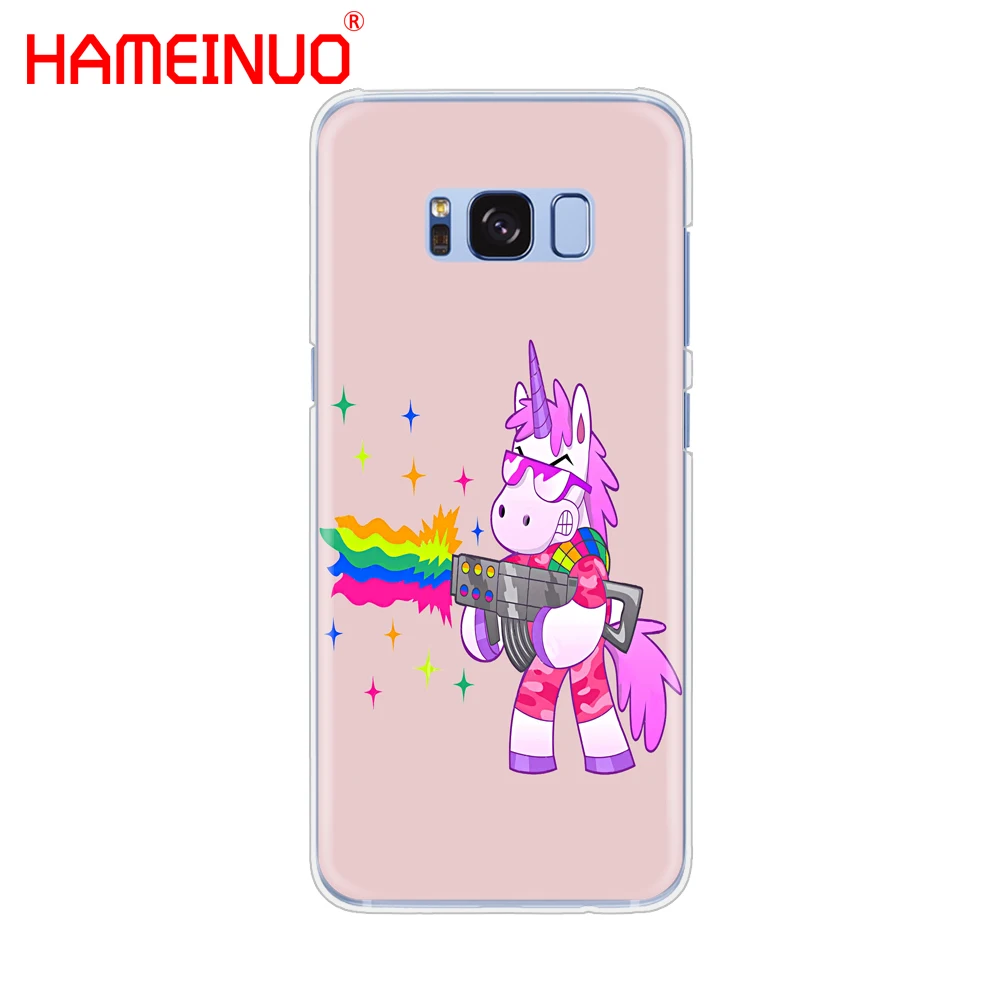HAMEINUO Радужный милый чехол для мобильного телефона с единорогом для samsung Galaxy S9 S7 edge PLUS S8 S6 S5 S4 S3 MINI