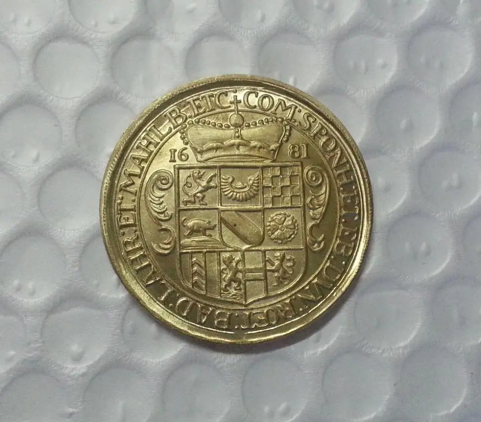 Германия 1681 монета бесплатная доставка|coin protector|coincoins kids |