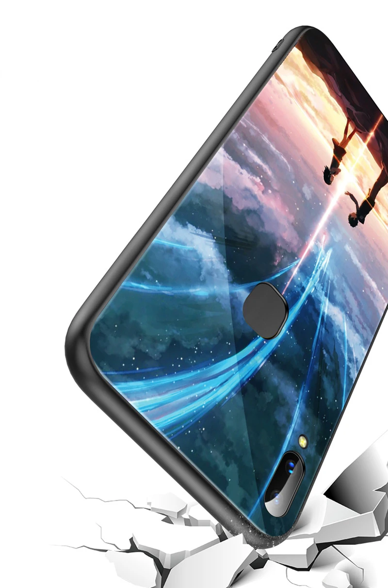 Honor Magic 2 Tempered Glass Cases for Huawei Case 6.39'' HD Gradient Color Cover Magic2 Shell |