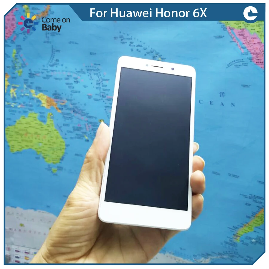 Для Huawei Honor 6X Φ ЖК-дисплей + сенсорный экран 100% новый дигитайзер в сборе Замена с