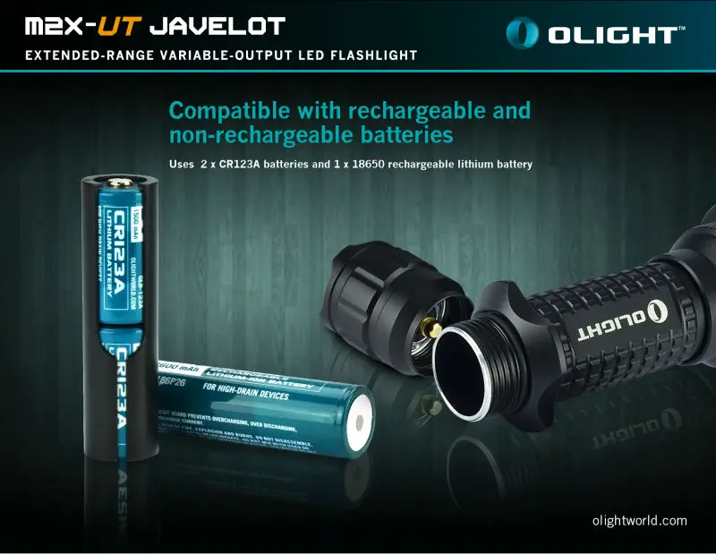 Светодиодный фонарик Olight M2X UT XM L2 фонарь увеличенный диапазон переменный выход 1020