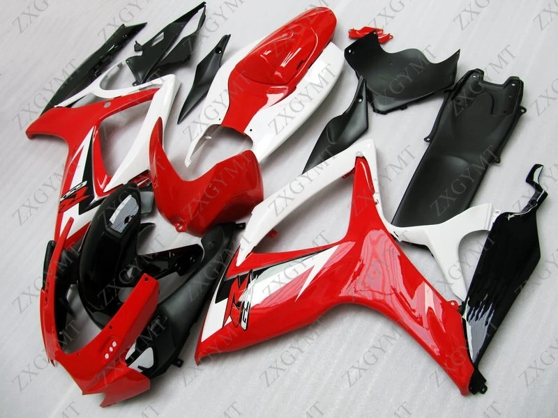 Кузов GSX R 600 2006 2007 K6 красные черные 4 Abs обтекатель для Suzuki GSXR600 07 тела Наборы R600