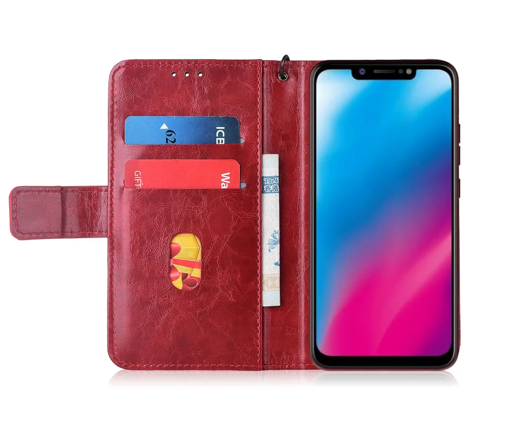 Кожаный чехол книжка Tecno Camon 11 чехлы с цветочным принтом 100% специальный бумажник