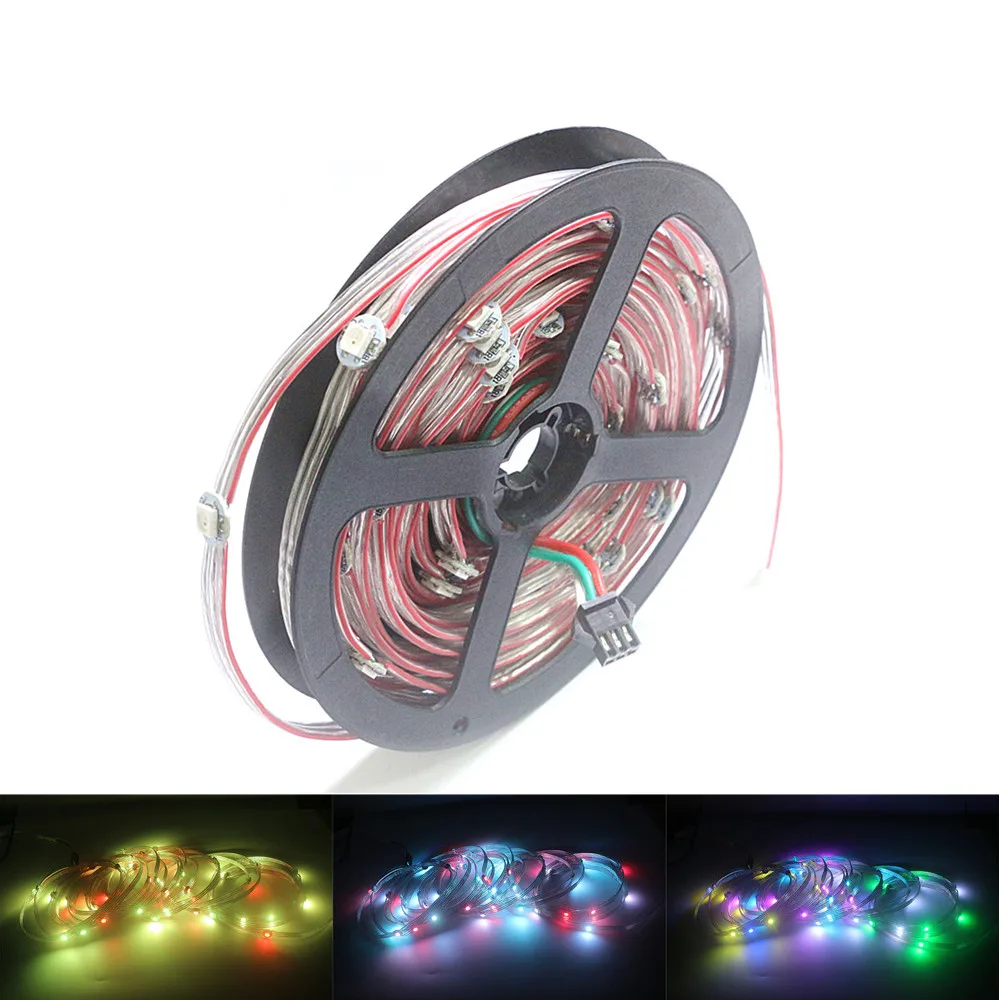 Светодиодный модуль WS2812B припаянная на теплоотвод DC 5V SMD 5050 RGB WS2812 индивидуально
