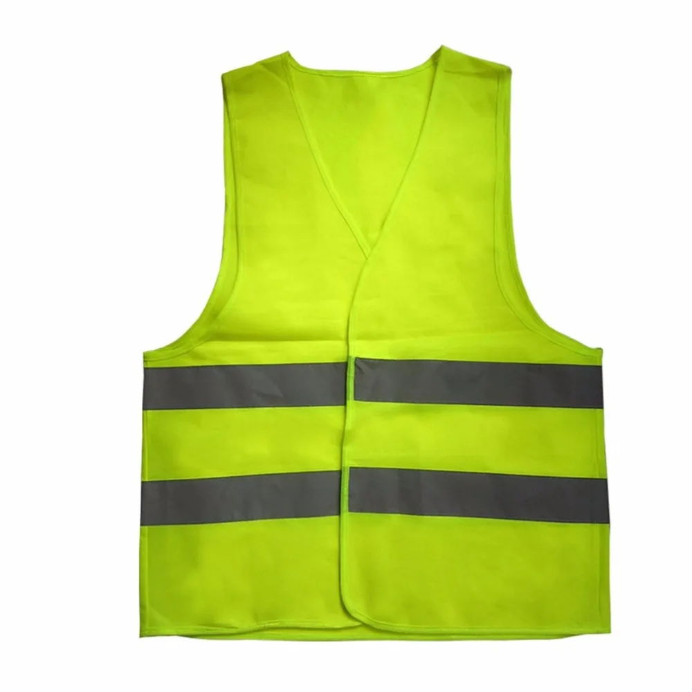 

High Visibility Vest Reflective Safety Workwear for Night Running Cycling Man Night Warning Working Clothes Fluorescent