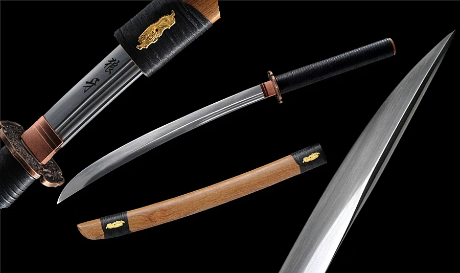 Китайский Меч Broadsword Dao острое пружинное стальное лезвие груша дерево Полный