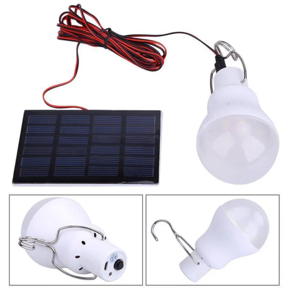 

Hot sells 1 pc USB 130 LM Solar Power LED Bulb Lamp Outdoor Portable Hanging Lighting Camp Tent Outdoor Lighting