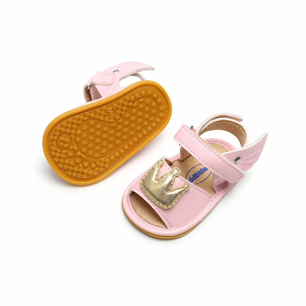

Lovely Little Wings Princess Shoes Soft Rubber Newborn Casual Clogs Summer Baby Girls Toddler Girl Leather Sandals Shoes