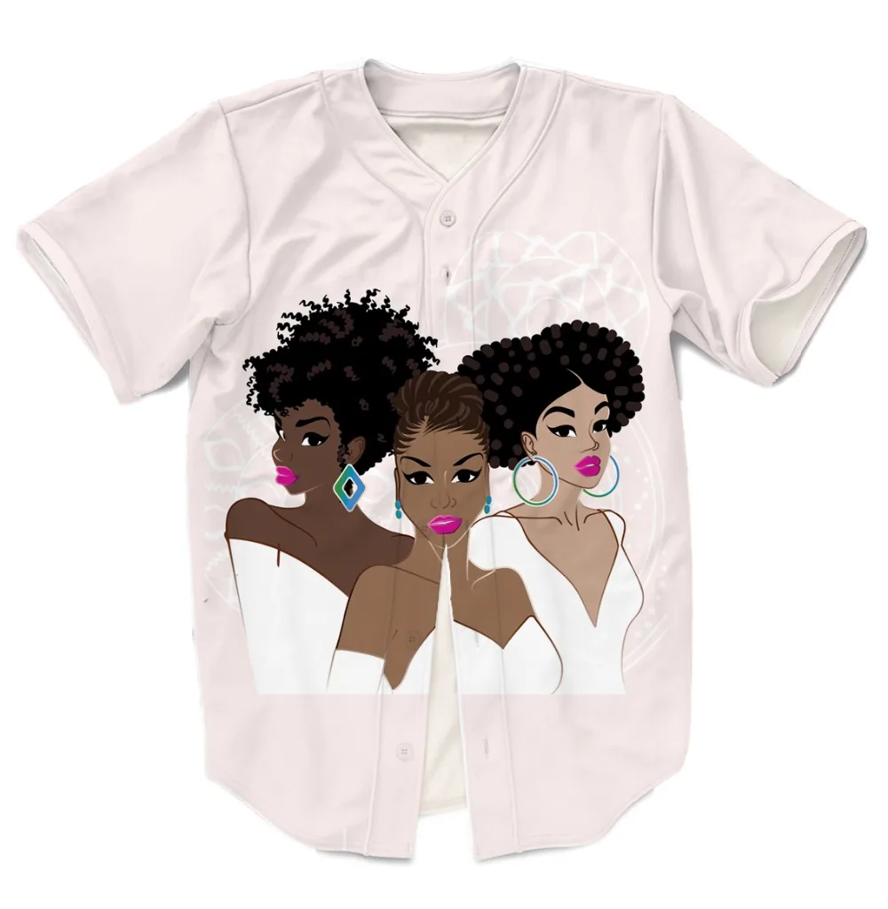 

Real US American Size Melanin Natural high quality 3D Sublimation Print new design Button up Jersey plus size 3xl 4xl 5xl 6xl