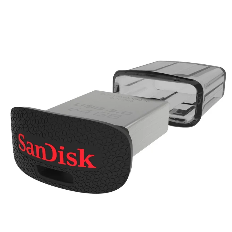 100% SanDisk ULTRA FIT CZ43 USB Flash Drive 64 ГБ флешки 130 м 32 16 оригинальный USB3.0 ручка диск Поддержка