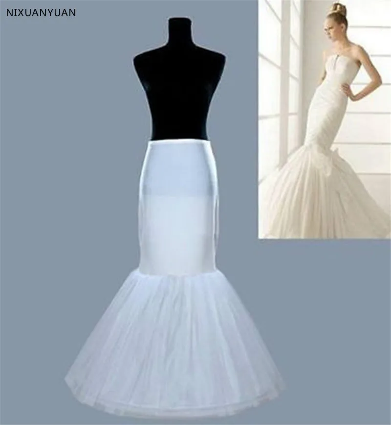 Mermaid Petticoat Fishtail Style Crinoline Elastic Waist Wedding Dress Trumpet Underskirt |