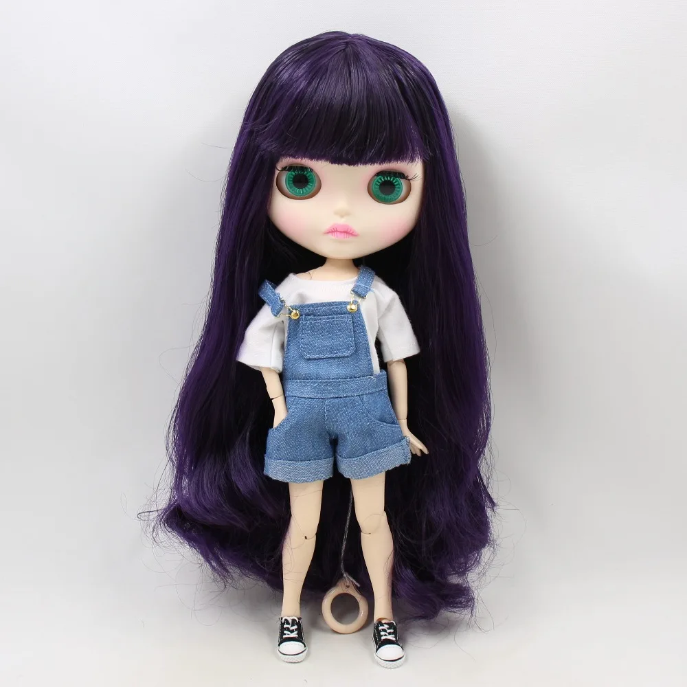 ICY DBS шарнирная кукла Blyth сустав тело белая кожа новая Лицевая панель матовое лицо