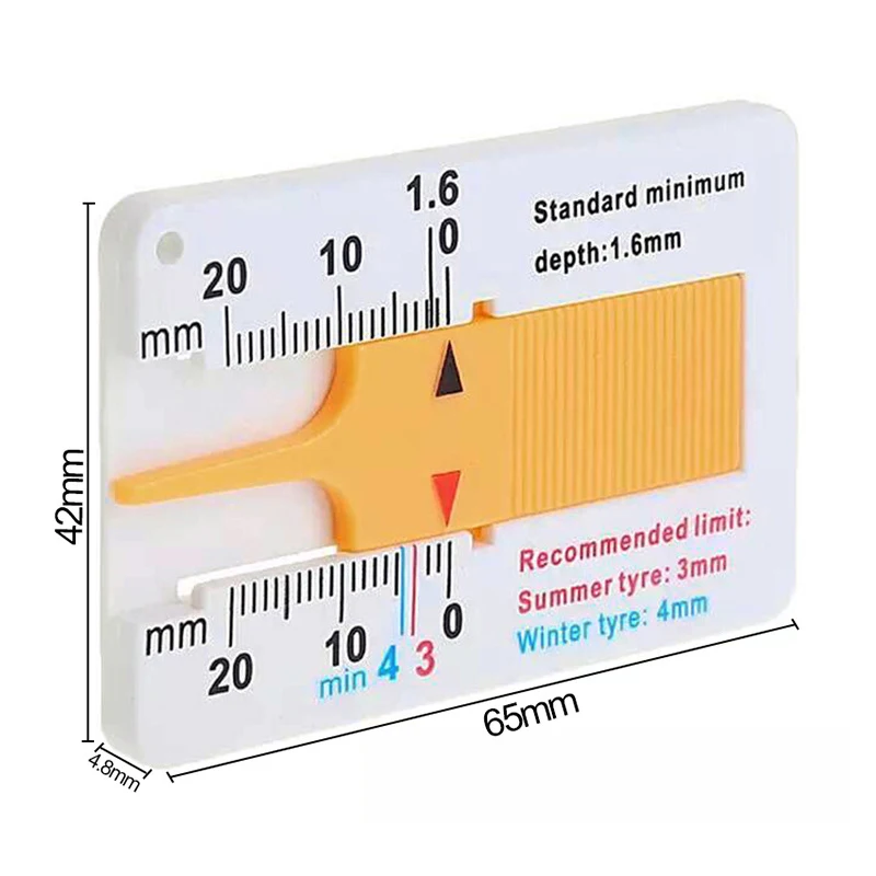 Автомобильный измеритель глубины протектора автомобиля мотоцикла прицепа |