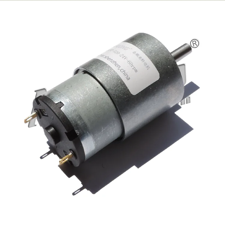 JGA37 520 DC 12V 24V торможение мотор центр оси 14RPM 400RPM|motor motor|motor 12v 24vdc motor 24v |