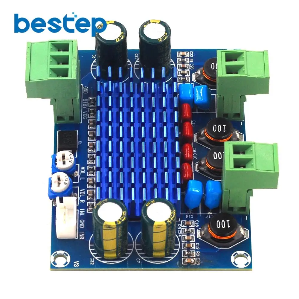 TPA3116D2 2x120W специальный штекер in 5V 28V высокая мощность цифровой Hi Fi усилитель