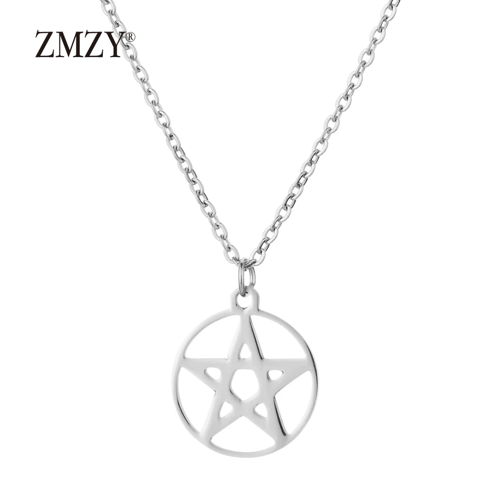 KD044 ZMZY Love Мальчики Подвеска для девочек золото/серебро цвет ожерелье из нержавеющей стали кулон ожерелье s для женщин модные ювелирные изделия подарок - Окраска металла: KD044