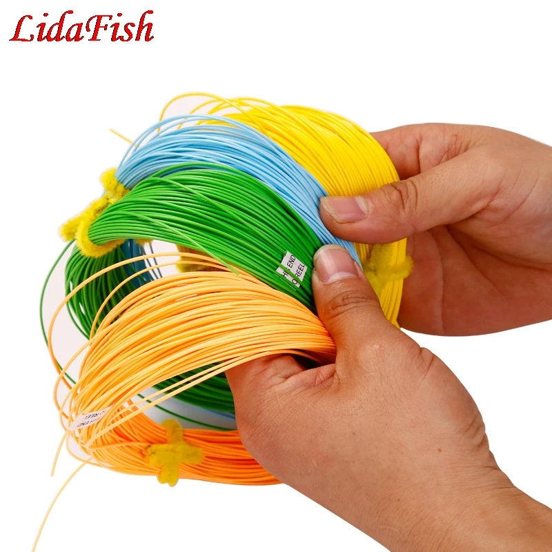 Fly Line 4/5/6/7/8 WT плавающая Летающая леска Вес вперед разноцветный лески | Спорт и