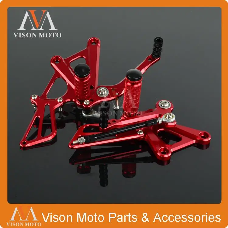 ЧПУ Регулируемые задние комплекты подножки для Honda CBR250RR 10 11 12 13 14 гоночного