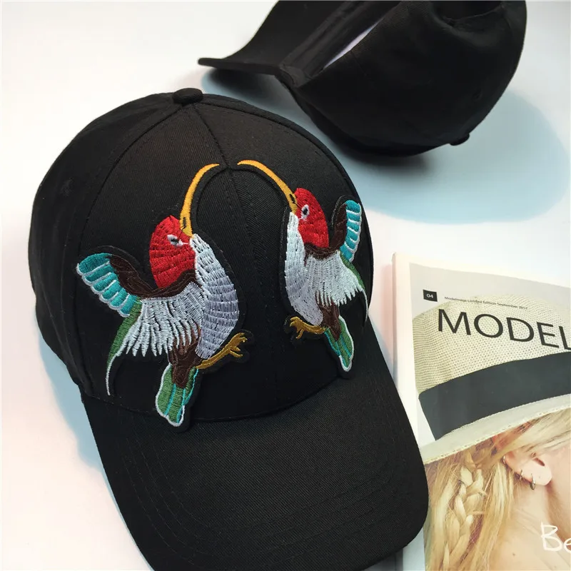 Новинка 2018 женские бейсболки с нашивкой в виде птицы кепки стиле хип хоп