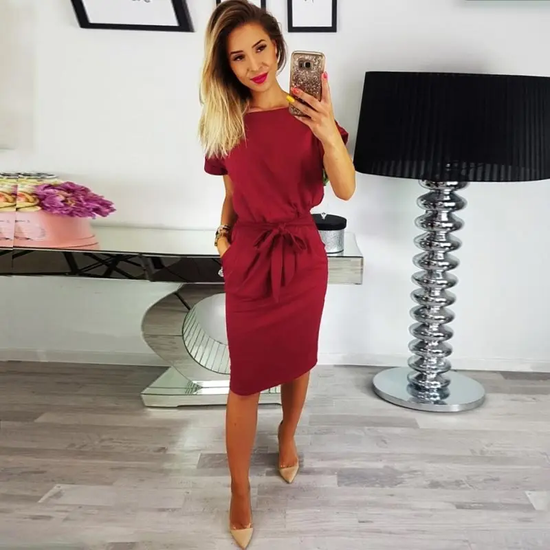 BEFORW Новая мода юбка женская элегантный сексуальный с запахом Короткий рукав