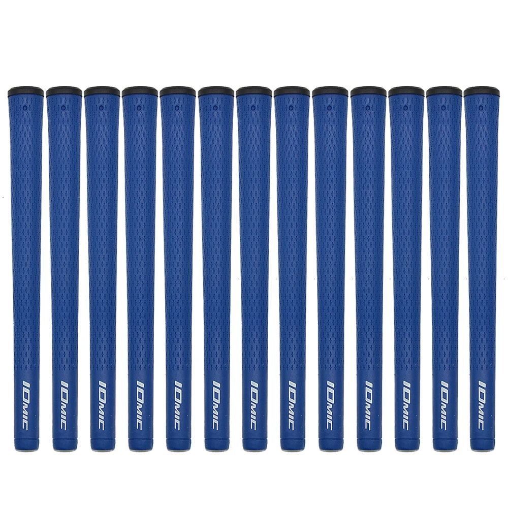 Новые ручки для гольфа IOMIC STICKY 2,3, 10 шт./партия, синий цвет, резина/TPE, ручки для гольфа
