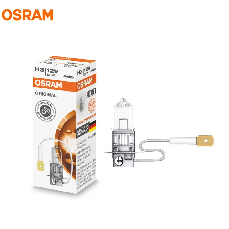 OSRAM H3 12V 55W 3200K PK22s 64151 оригинальные запчасти Противотуманные фары автомобильные