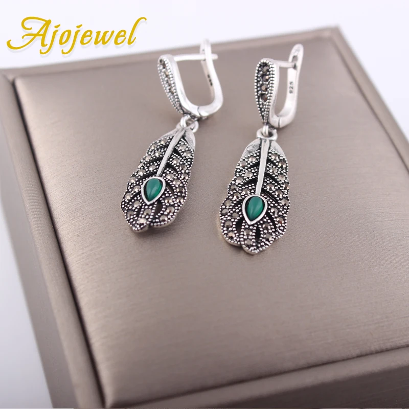 Женские серьги подвески с перьями в стиле ретро|feather earrings for women|feather drop earringsfeather |