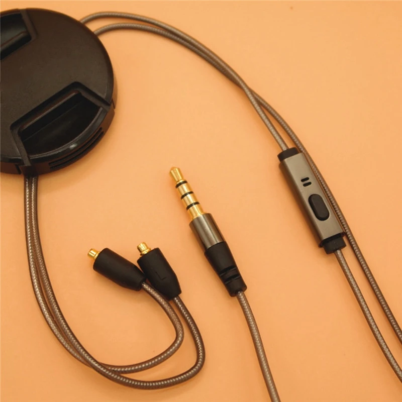 Замена кабель наушников с контроллером для MMCX наушники Shure SE215 SE315 SE425 SE535 SE846 UE900 T100