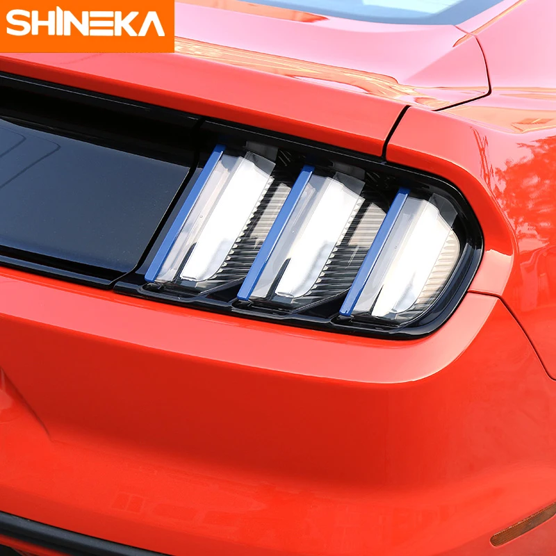 SHINEKA ABS автомобильный Стайлинг задний фонарь крышка прямая планка наклейка
