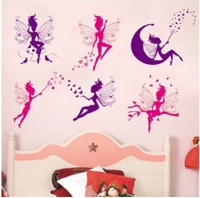 6 шт. настенные стикеры в виде ангела|angel wall stickers|wall stickersticker decal |