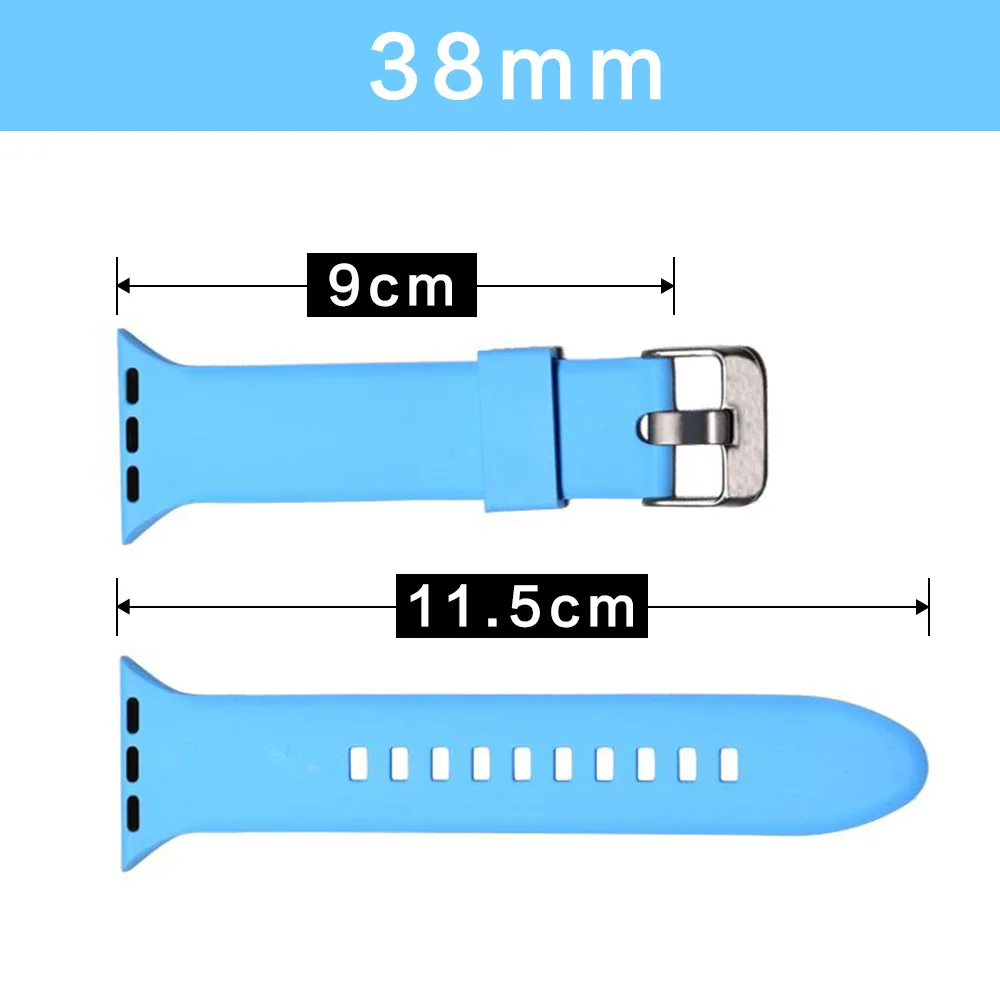 Спортивный ремешок для apple watch band 44 мм/42 мм apple watch 5 4 3 band iwatch band 5 4 3 2 correa 40 мм/38 мм браслет ремешок для часов