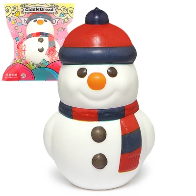 Snowman Рождество мягкими милые медленно расправляющиеся мягкие игрушки крем Ароматические снятие стресса игрушка детский подарок - Цвет: Snowman