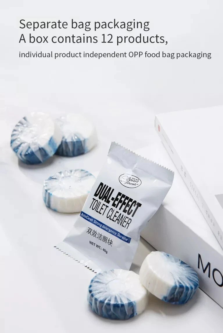 Xiaomi Clean-n-fresh двойной эффект дезодорирующая Чистка туалетный блок независимая Водорастворимая пленка упаковка Анионный активный Fac