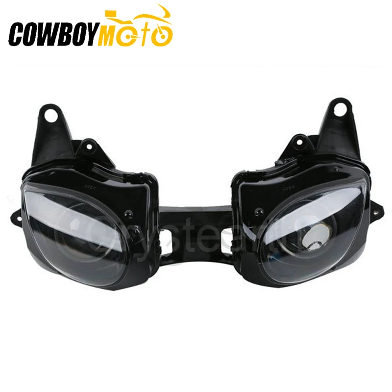 Передняя фара для мотоцикла сборки дом Kawasaki Ninja ZX6R ZX 6R 2007 2008| |