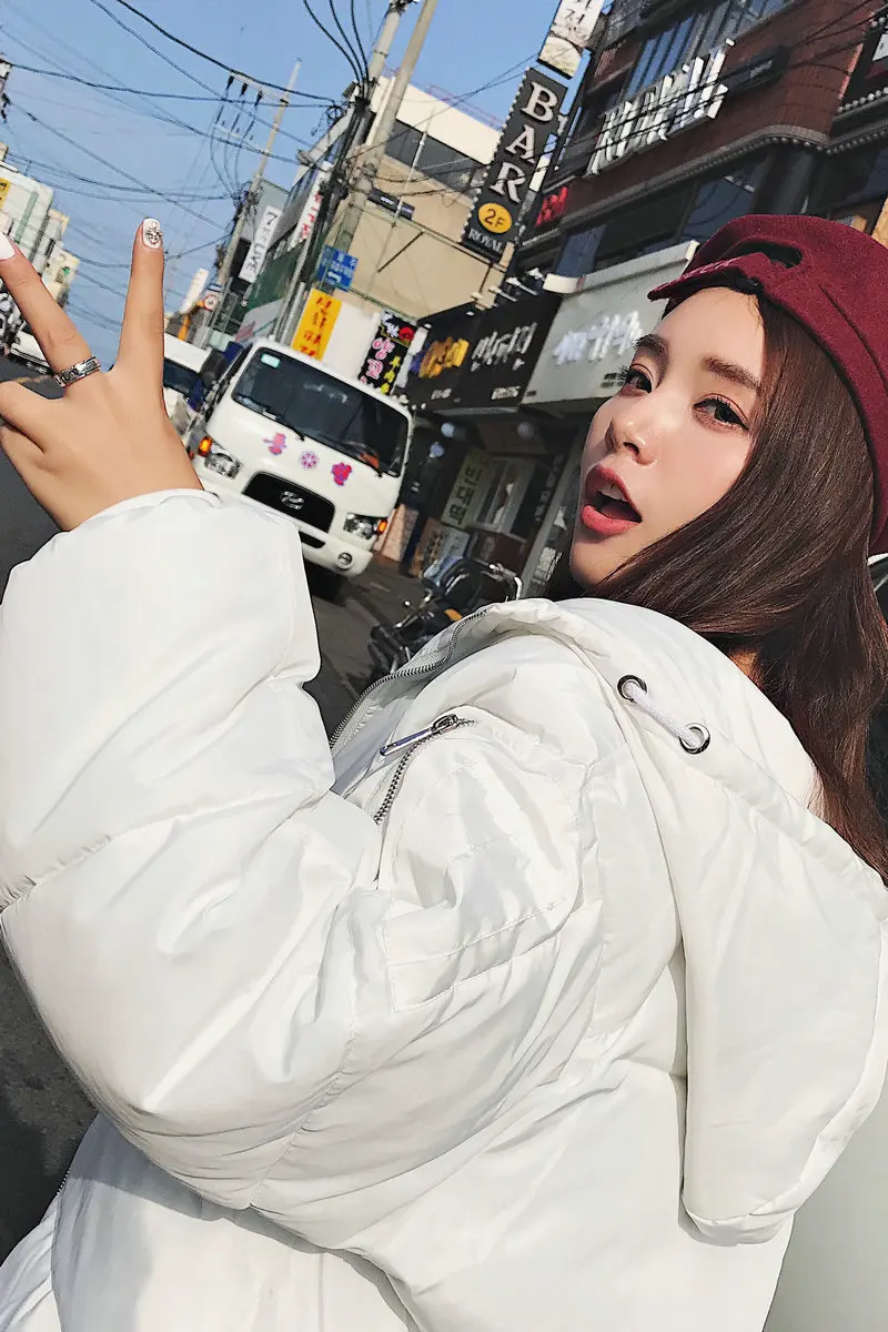 

Cheap wholesale 2018 new winter Hot selling women's fashion casual warm jacket female bisic coats L248