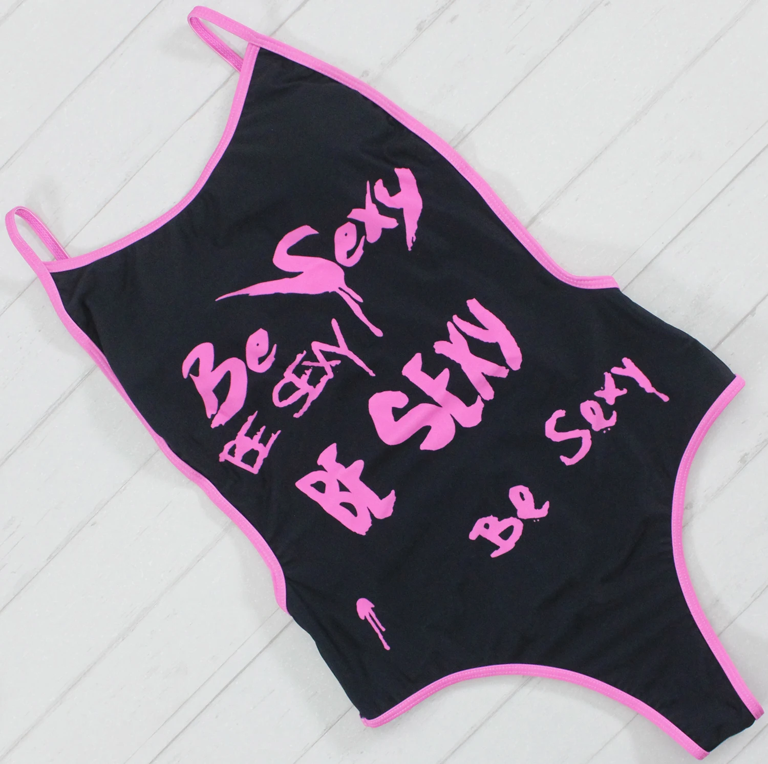 2017 розовый черный новейший быть сексуальный буквенный принт купальники