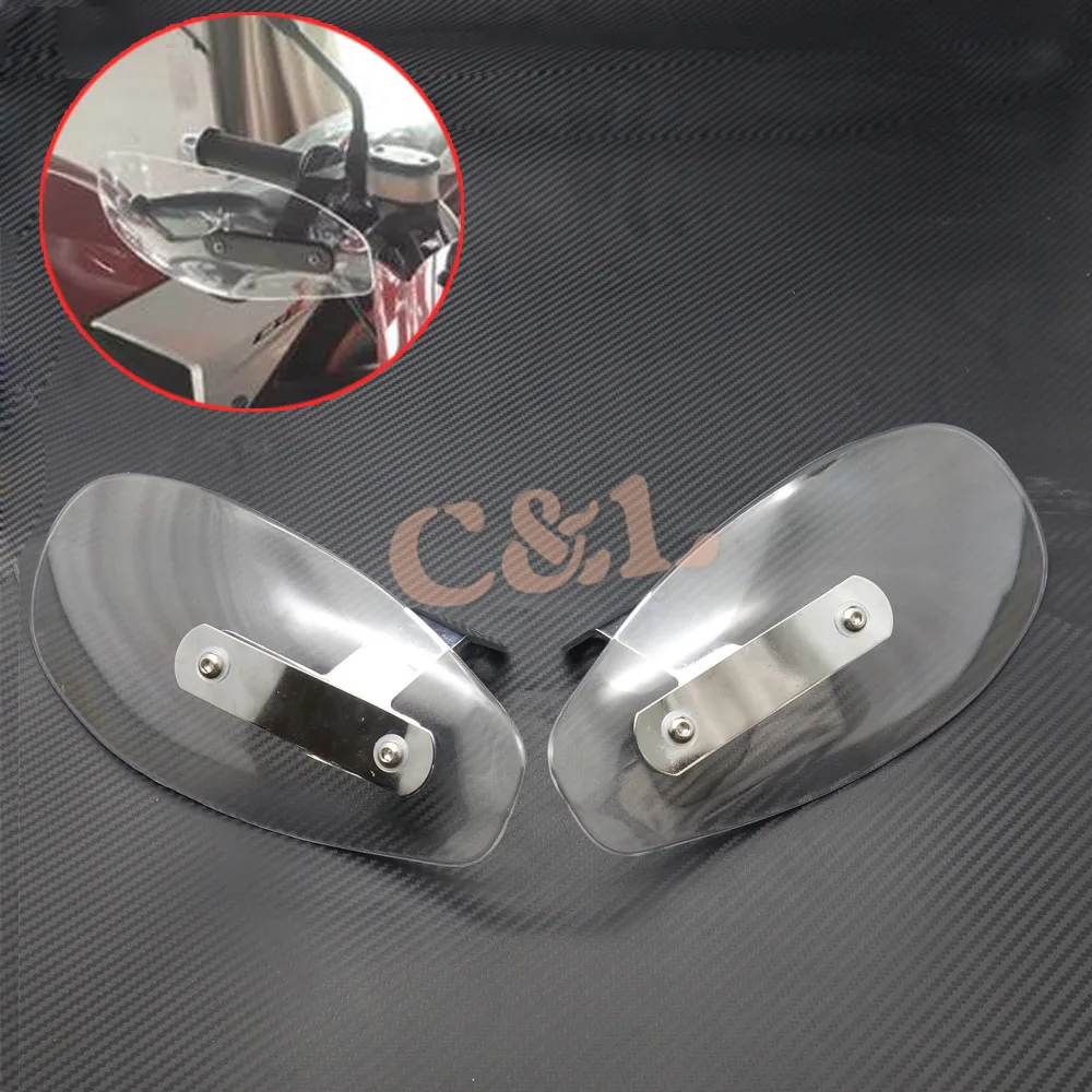 Мотоцикл ясно рука гвардии Ветер Дефлектор для Harley Softail Glide Cruiser|motorcycle clear hand guards|hand