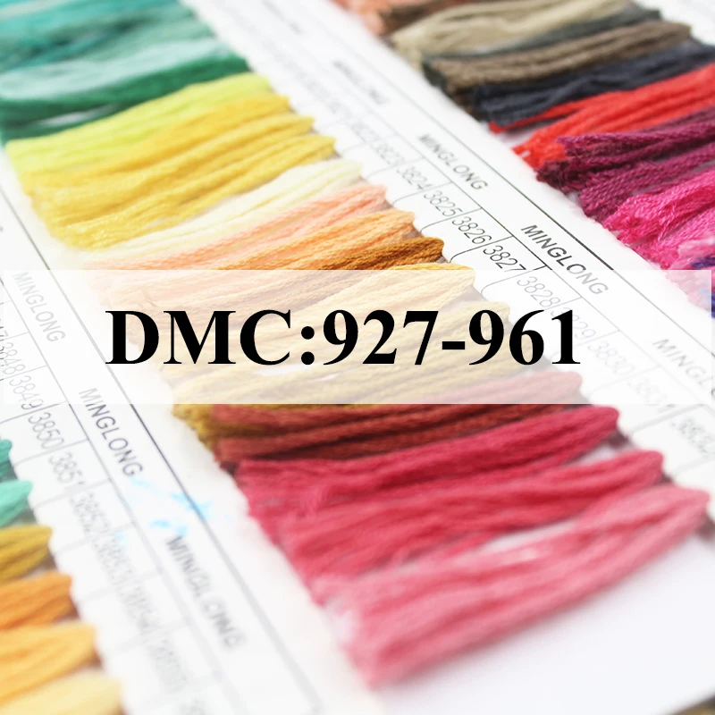 Snowlover рукоделие сделай сам 1 2 м разные цвета опция DMC927 961 10 шт./лот вышивка