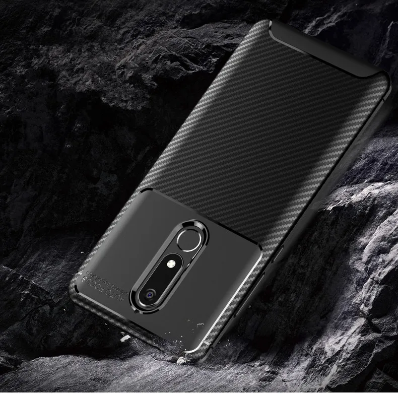 Для Nokia 5 1 2 3 чехол из углеродного волокна Drop proof мягкий TPU для 7 TA 1085 1095 1096 1100 чехлы Чехлы|Чехлы-накладки| |