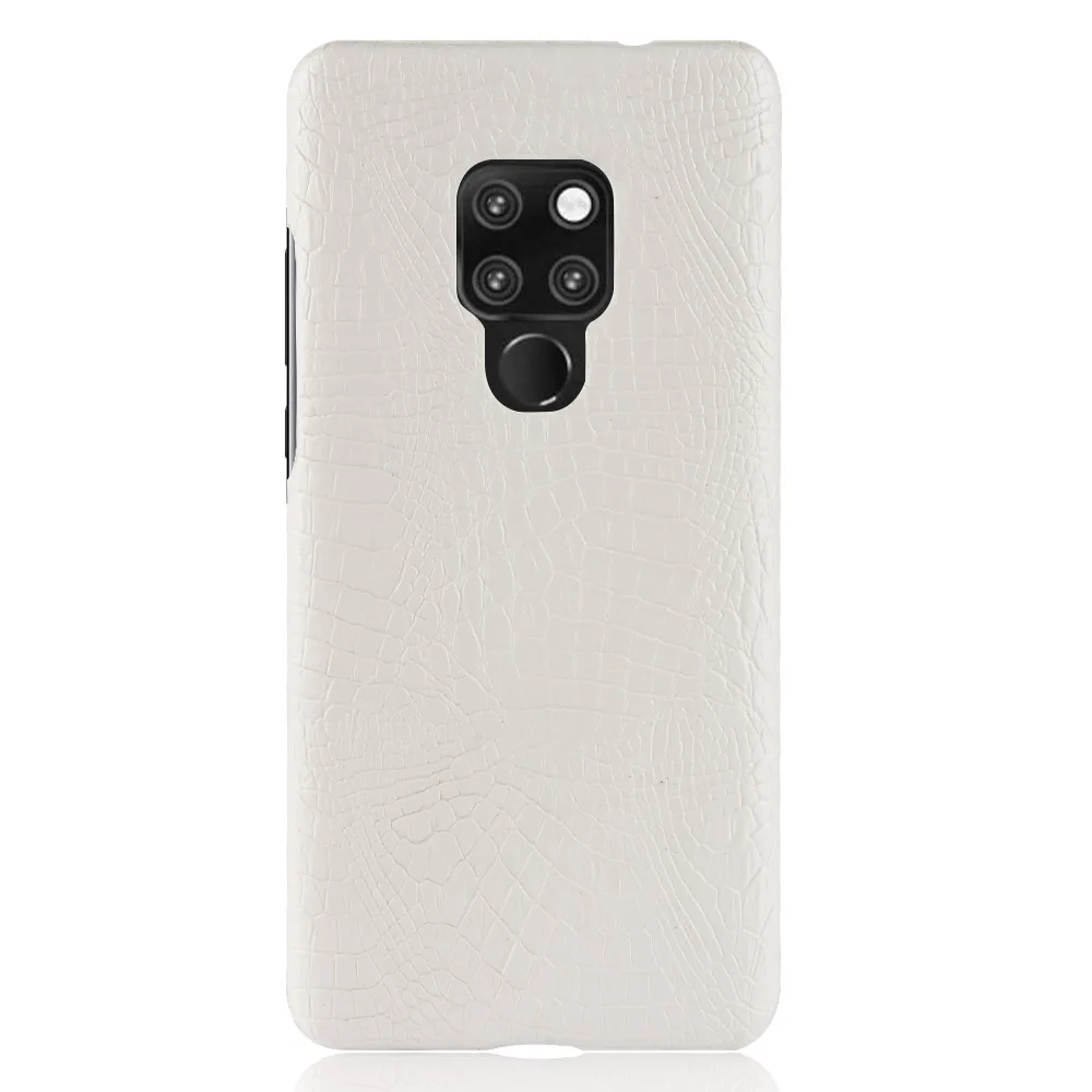 Жесткий чехол из искусственной кожи с текстурой крокодиловой кожи для huawei mate 20X20 pro 20lite 2 9lite pro 8 10lite mate SE 9 mate 7 mini