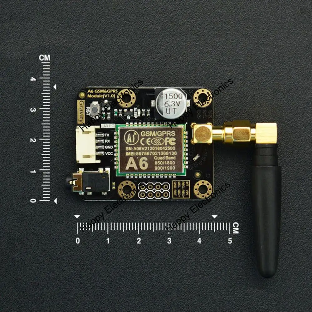 DFRobot Gravity Series UART A6 GSM & GPRS модуль для наружного Интернета вещей совместимый с Arduino +