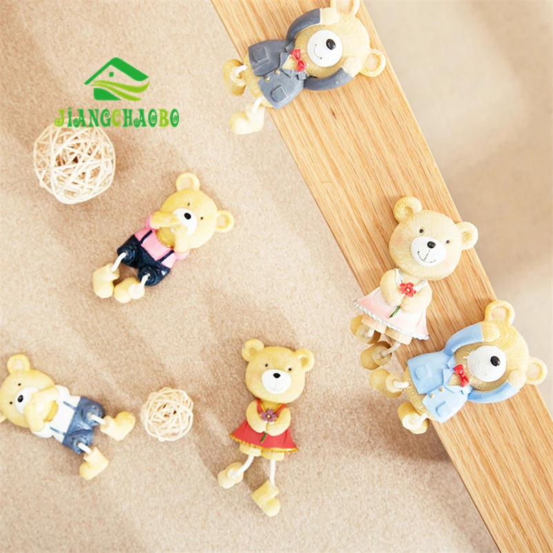 Cubs с трехмерной аппликацией в виде холодильник милые наклейки из мультфильмов