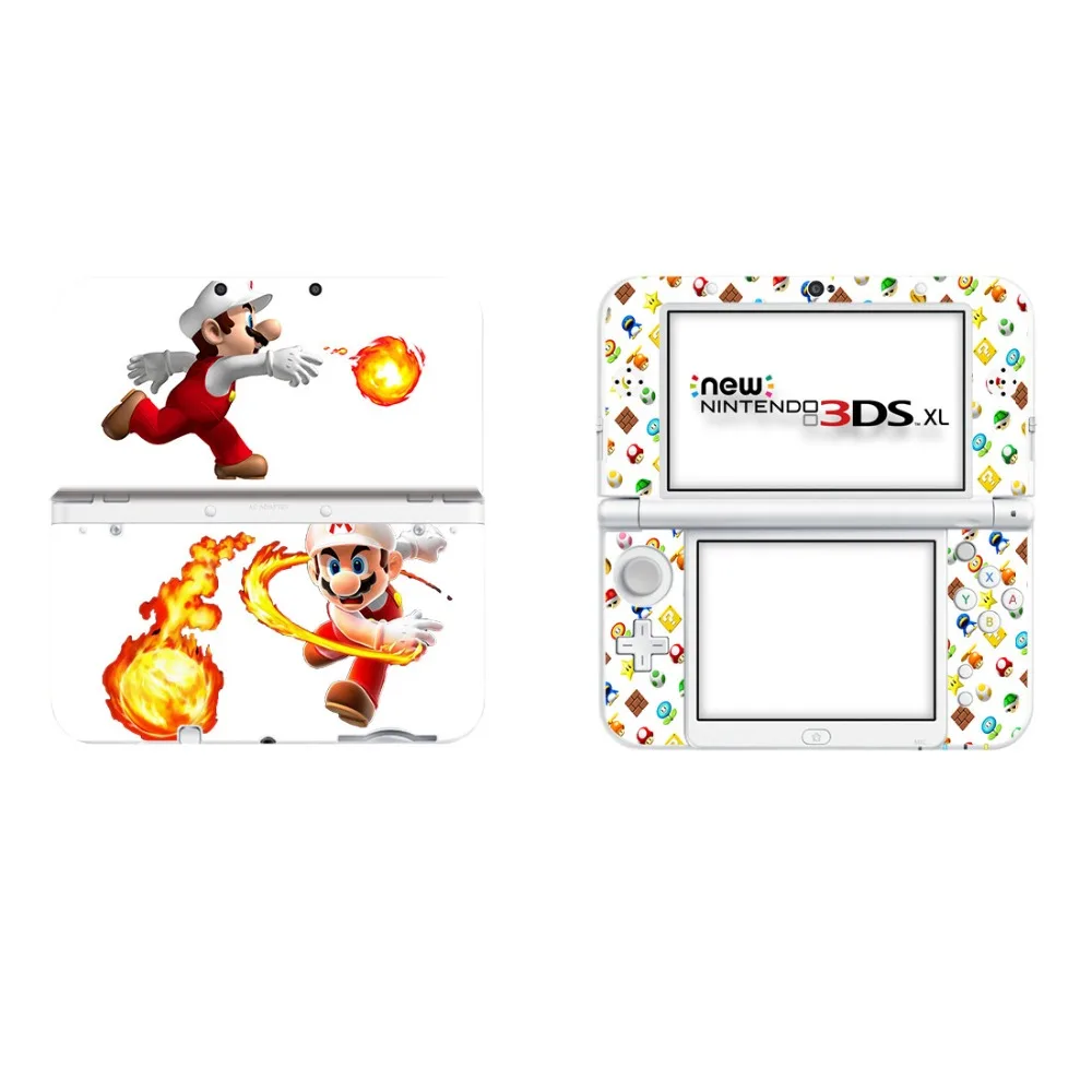 Супер Марио виниловая наклейка на кожу Наклейка для нового 3DS XL Скины Наклейка s для нового 3DS LL виниловая Защитная Наклейка
