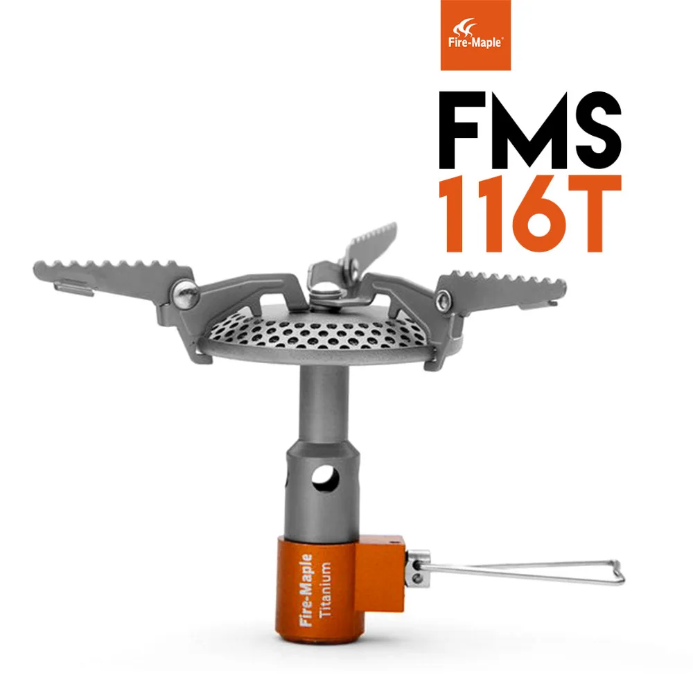 Огонь Клен Титан кемпинг газовая плита горелки Цельный портативный складной